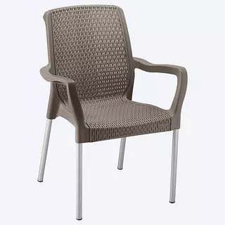 Silla Rimax Shia Con Brazos Mocca