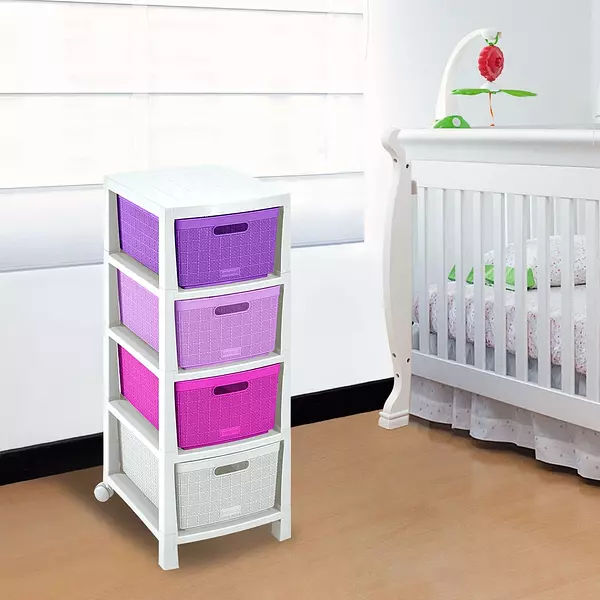 Cajonero Rimax Fique 4 Gavetas Niña