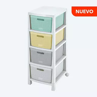 Cajonero Rimax Fique 4 Gavetas Bebe