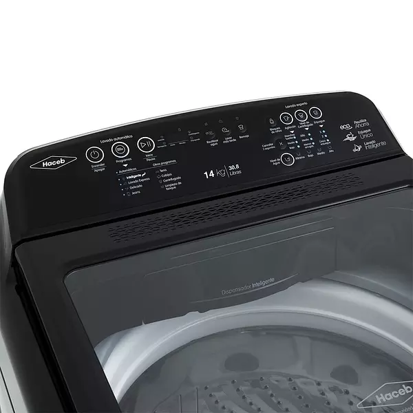 Lavadora Haceb Carga Superior 14 Kg Ivy Digital Negro