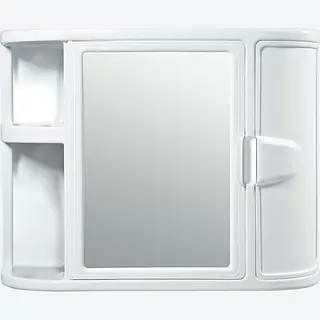 Gabinete Rimax Para Baño Con Espejo Blanco