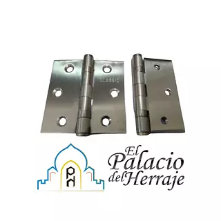 Bisagra Plana Inoxidable Con Balineras 3x3x2mm Cla