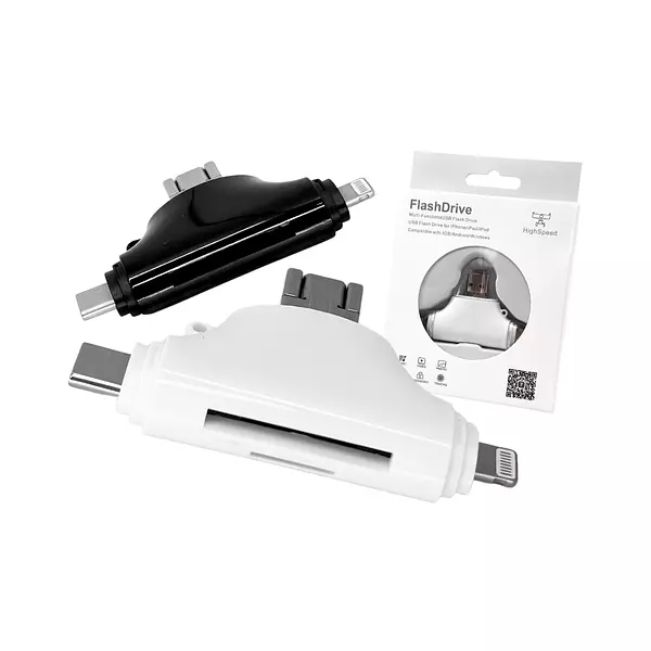 Conversor Sd / Micro Sd A Lightning - Usb - Type C