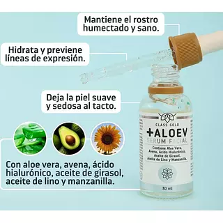 Sérum Facial De Aloe Class Gold