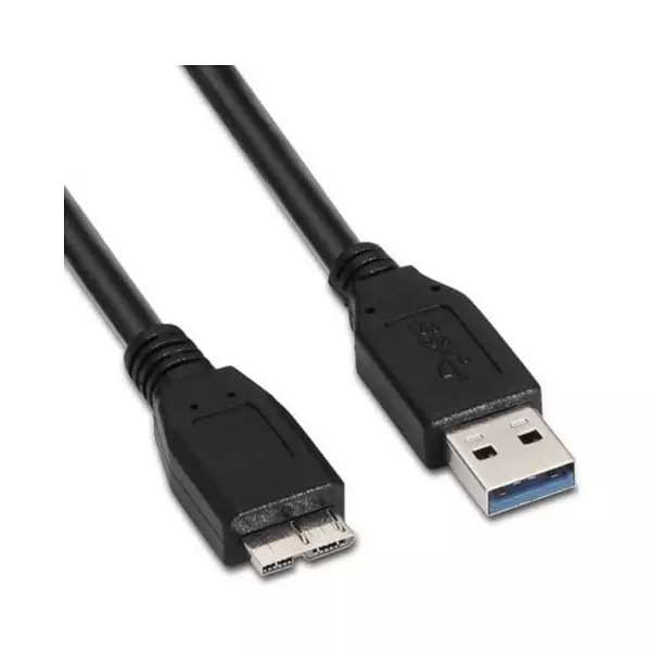 Cable Usb 3.0 Micro Usb Tipo B Para Discos Duros - Negro