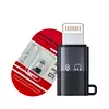 Otg Tipo C A Lightning Converter Carga De Datos Y Micrófono