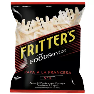 Papa A La Francesa 9x9 2.5 Kg