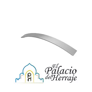 Manija Aluminio Lisa En Arco 128 Mm Hma306-03