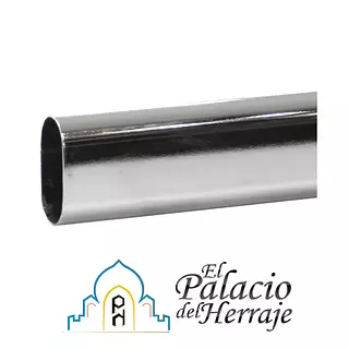 Tubo Ovalado Acero Crom 30mm*3mts Htu432-05