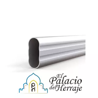 Tubo Ovalado Aluminio 30mm*3mts Peralm43