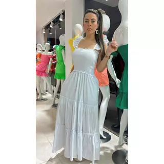 Vestido Blanco Encauchado – Estilo Único Y Sofisticado