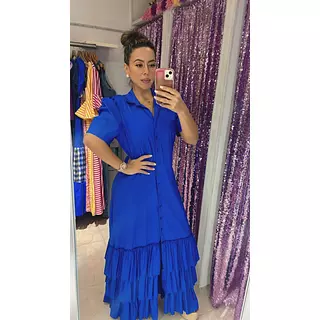 Vestido Azul Rey – Estilo Fresco Y Sofisticado