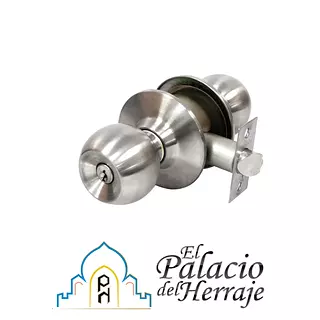 Chapa Pomo Metal Alcoba M