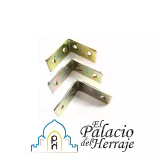 Angulo Escuadra Dorada 1" 25x25x15 Egm-25*25 - Cla