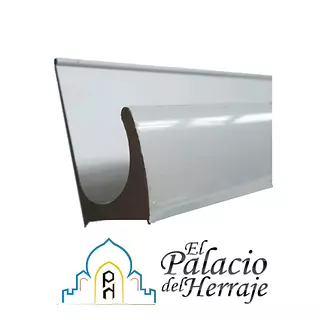 Perfil Manija Presion Gola 15mm Mate Cda1009