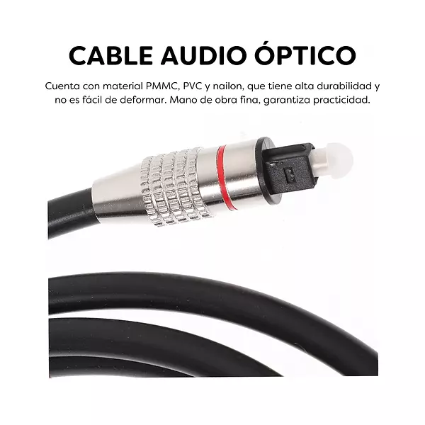Cable De Audio Óptico Digital