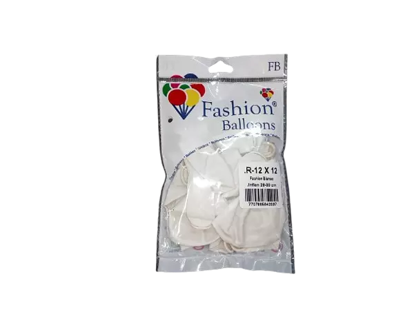 Globo Lisa Blanco X12