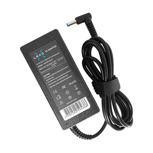 Cargador Para Portátil Hp Punta Azul 19,5v 3,33a Punta 4,5 *