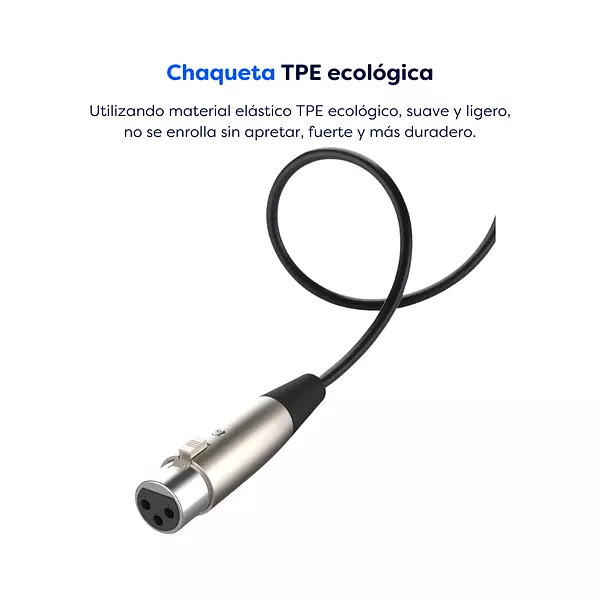 Cable Xlr Hembra 3.5 Macho Micrófono