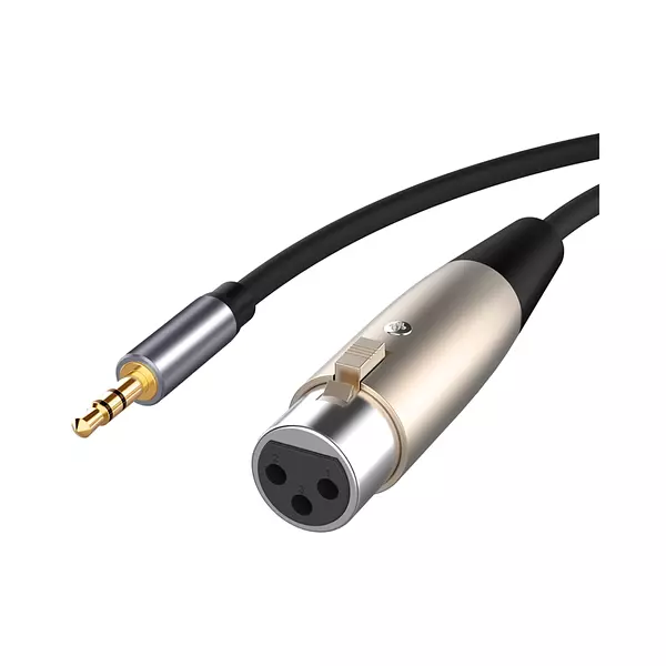 Cable Xlr Hembra 3.5 Macho Micrófono