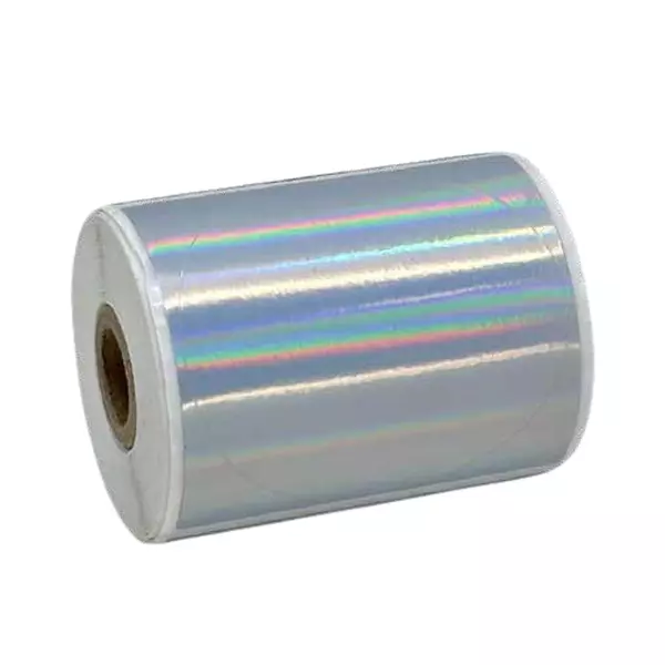 Sticker 50mm Plata Tornasol X 140 Pcs