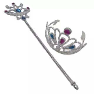 Accesorio Halloween Set Animales Corona Cetro