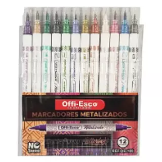 Marcador metalizado x12 stdo gn.s535