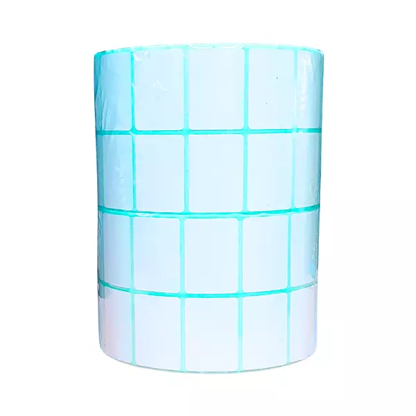 Papel Térmico De Etiquetas 2 Lineas 32 * 25 * 5000 Etiquetas