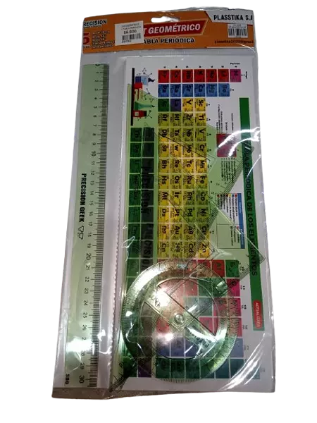 Juego Geometrico+Tabla Periodica Plasstika