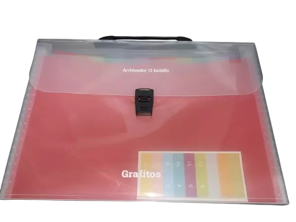 Archivador 13 Bolsillo Oficio Grafitos