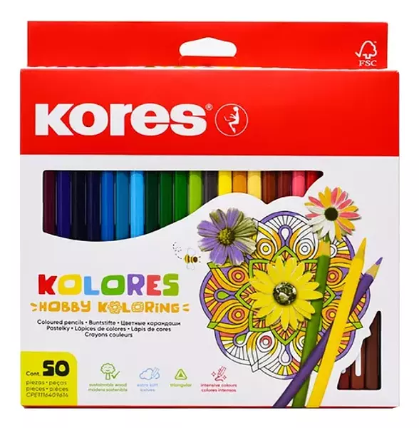 Colores Triangulares X50 Kores