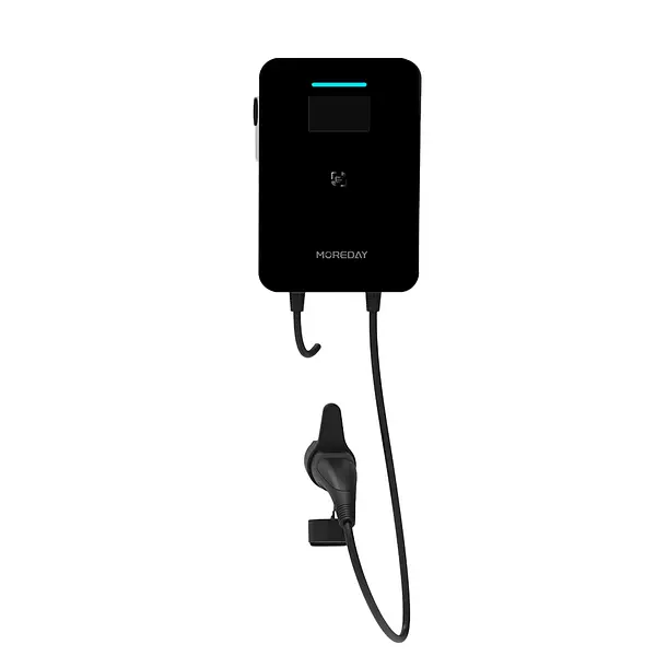 Cargador Ev Tipo Gbt Wallbox Moreday 7kw 110-240v/32a Negro