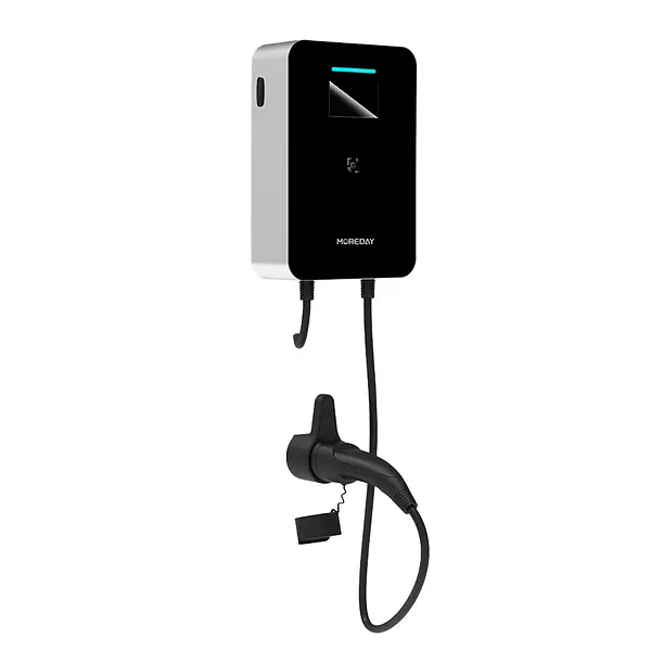 Cargador Ev Tipo Gbt Wallbox Moreday 7kw 110-240v/32a Negro