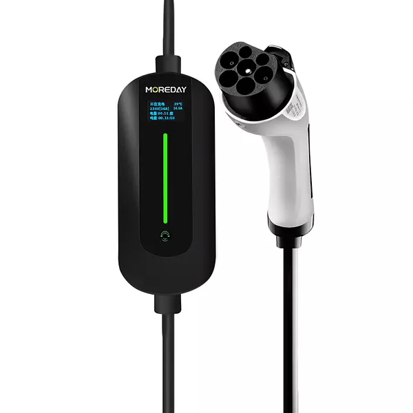 Cargador Ev Gbt Portátil Moreday 7kw 110-240v/32a Ip65