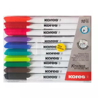 Marcador Borrable Set X10 W1 Kores