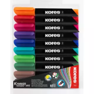 Marcador Set X10 Xp2 Permanente Kores