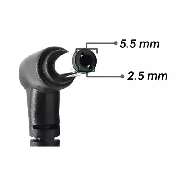 Punta Toshiba 5,5*2,5 Mm