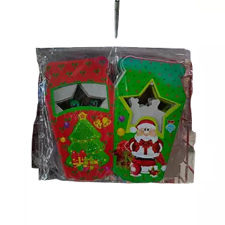 Farol Navideño Troquelado Paq X12