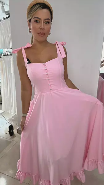 Vestido Largo Con Botones – Chic Funcional