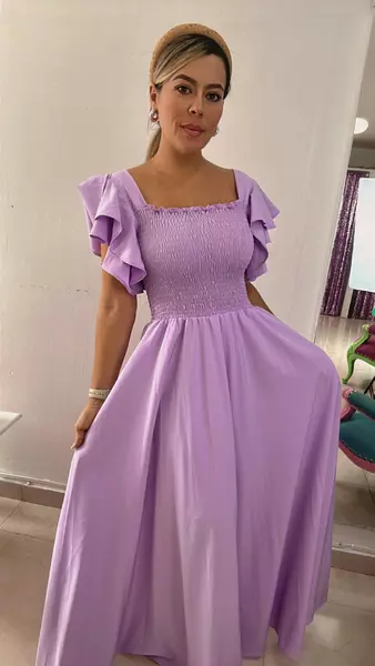 Vestido Lila – Frescura Elegante Y Delicada