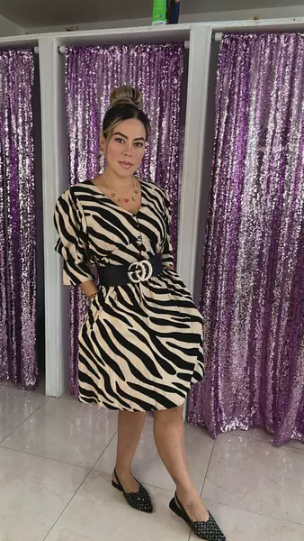 Vestido Animal Print – Chic Atemporal