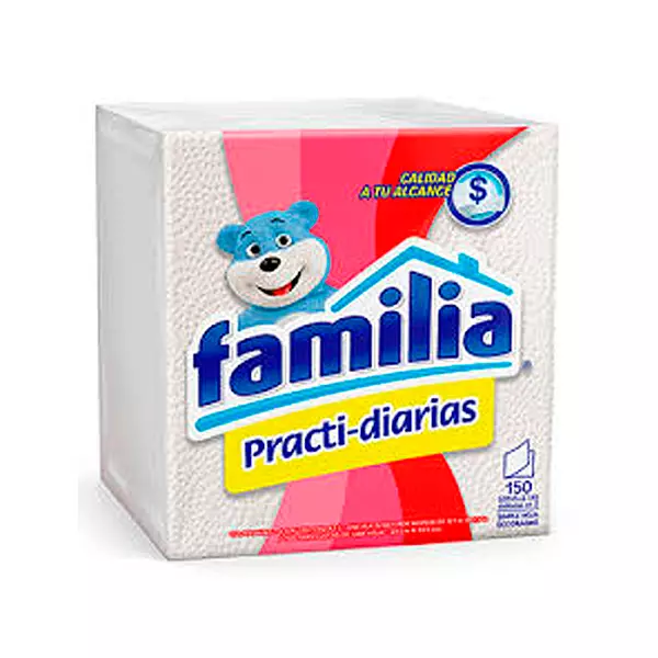 Servilletas Familia Practi Diarias Dispensa 1 A 1