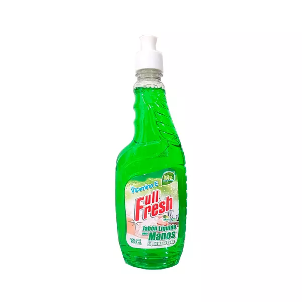 Jabon para Manos Liquido Full Fresh Manzana, con Vitamina E
