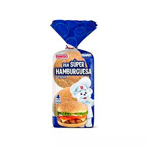 Pan Súper Hamburguesa Bimbo