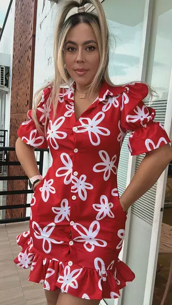 Vestido Rojo – Elegancia Atemporal Y Confort