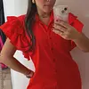 Vestido Rojo – Elegancia Atemporal Y Confort
