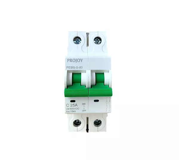 Dc Breaker Projoy 2p (600v) 16a/20a/25a/80a/