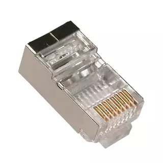 Conector Rj45 Metálico Bolsa X 100 Unidades