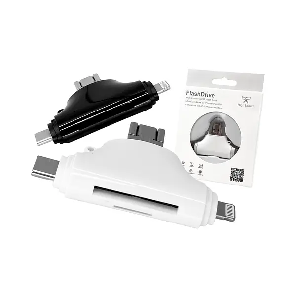 Conversor Sd / Micro Sd A Lightning - Usb - Type C