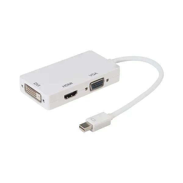 Conversor Mini Dp A Hdmi/Vga/Dvi